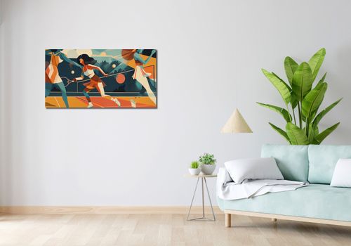 Obraz 100x50cm Mistrzynie Kortu na Arena.pl