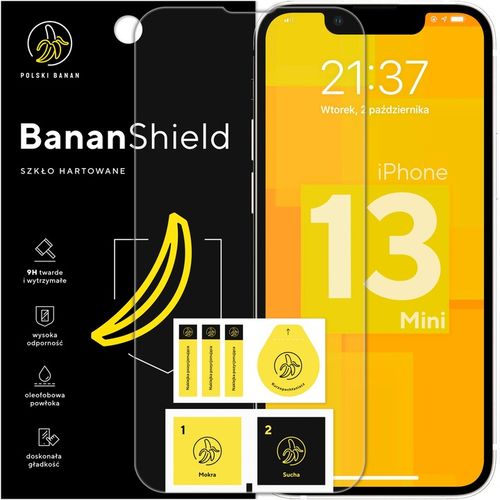 Szkło hartowane 9H BananShield do Apple iPhone 13 mini na Arena.pl