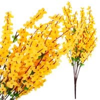 FORSYCJA BUKIET ŻÓŁTA GAŁĄZKI WIELKANOC FORSYCJE W BUKIECIE LIŚCIE WIO