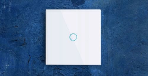 DOTYKOWY SZKLANY WŁĄCZNIK WYŁĄCZNIK ŚWIATŁA POJEDYNCZY BIAŁY SZKŁO na Arena.pl