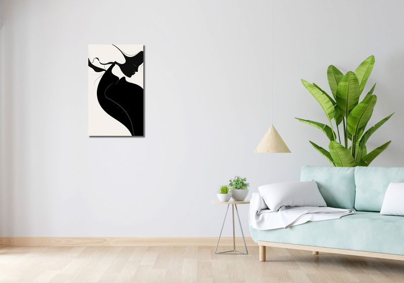 Obraz 40x70cm Redukcja do Zarysu zdjęcie 2