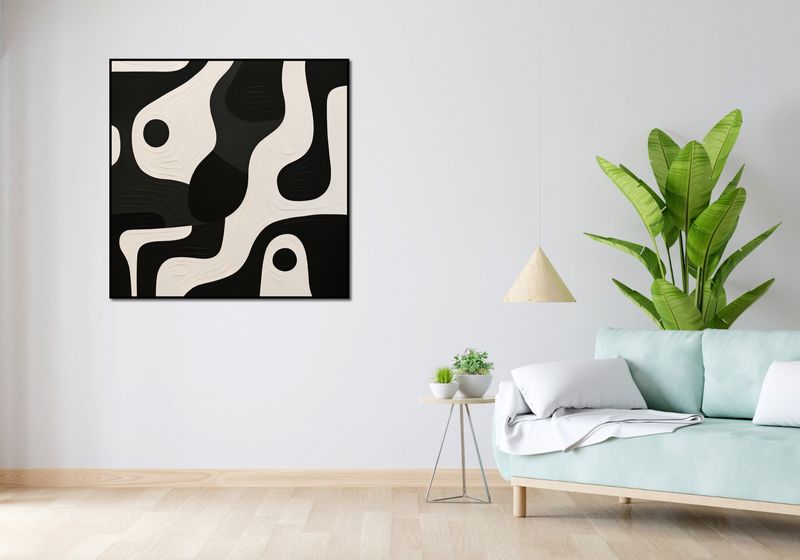 Plakat 100x100cm Kontrastowa Harmonia zdjęcie 4