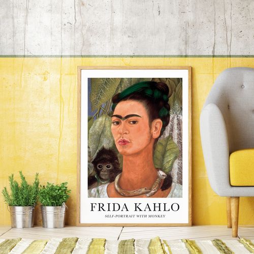 Plakat cyfrowy do wydruku Frida Kahlo na Arena.pl