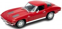 Model samochodu Welly 24073 Chevrolet Corvette 1963 1:24 czerwony