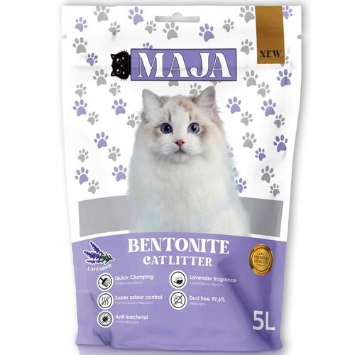 3x Żwirek bentonitowy MAJA PREMIUM Lawendowy ZESTAW 15L na Arena.pl