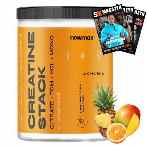 nowmax CREATINE STACK 500g KREATYNA HCL TCM MONO na Arena.pl