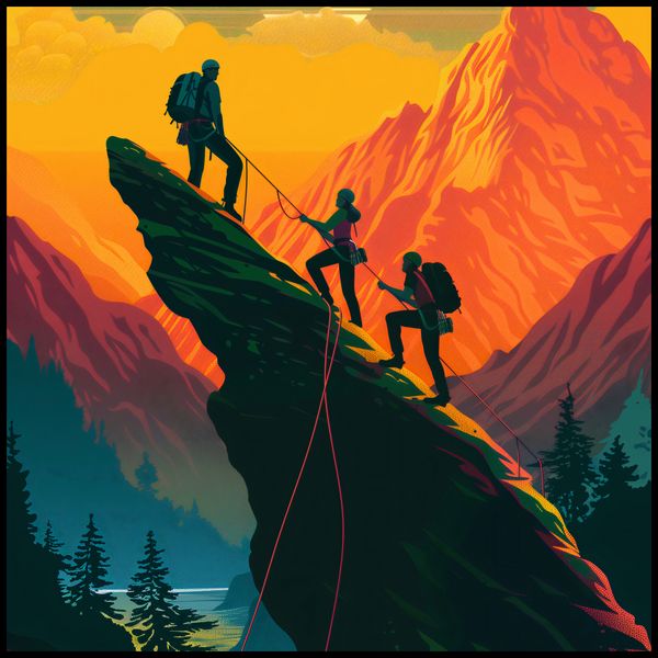 Plakat 100x100cm U Szczytu zdjęcie 2