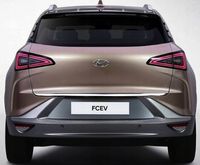 Hyundai NEXO 2018+ Listwa CHROM na Klapę