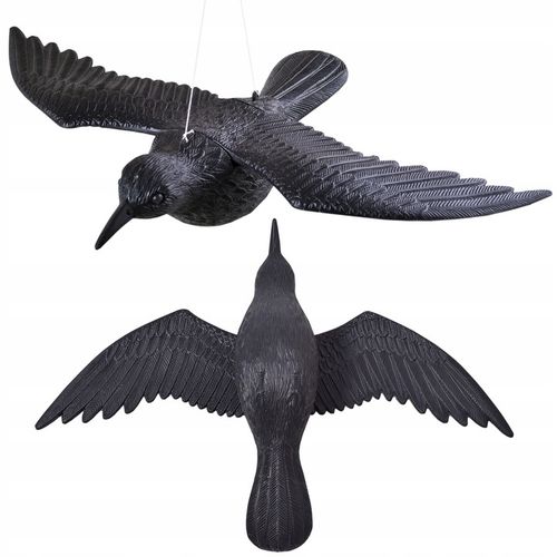 KRUK LATAJĄCY ODSTRASZACZ W LOCIE NA BALKON TARAS GOŁĘBI PTAKÓW na Arena.pl