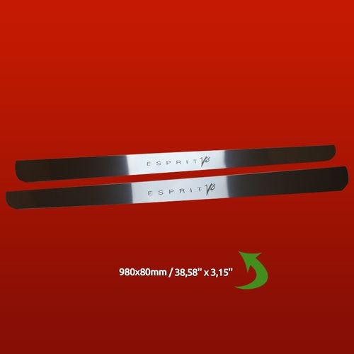 Listwa progowa LOTUS ESPRIT  ESPRIT V8 Stal nierdzewna 304 połysk 2szt na Arena.pl