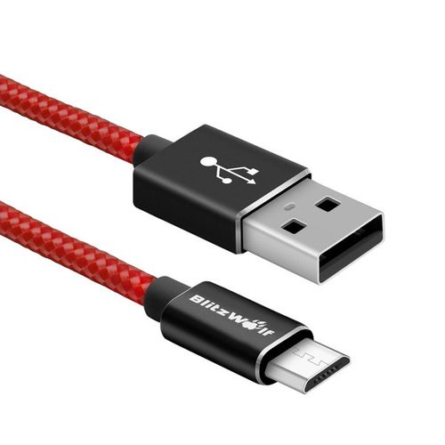 Kabel Micro USB do smartfonów BlitzWolf BW-MC1 1 metr czarny na Arena.pl