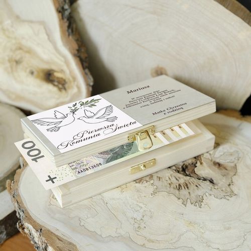 Pamiątka Pierwszej Komunii Świętej Prezent na Komunię Pudełko na na Arena.pl