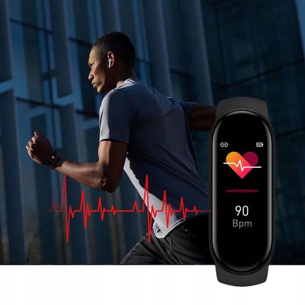 SMARTWATCH SMARTBAND ZEGAREK OPASKA SPORTOWA M7 APLIKACJE PL KROKOMIERZ ITP zdjęcie 5