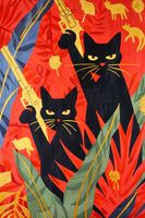 Plakat 30x45cm Dżungla w Odcieniach Nocy