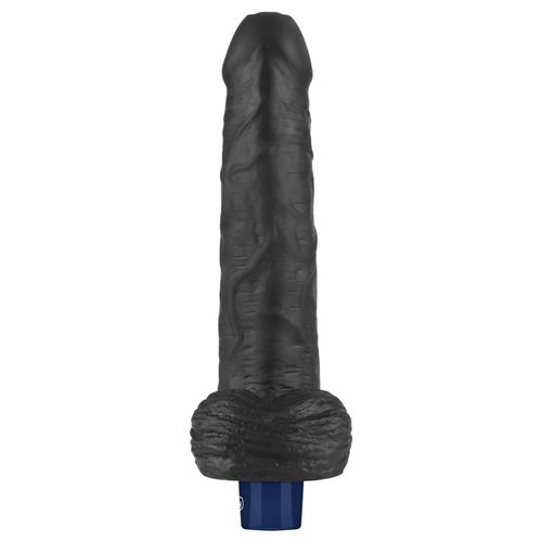 9" real softee rechargeable tpe vibrating dildo(black) na Arena.pl