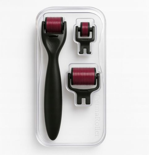 Dermaroller Mezoterapia Igłowa Masażer Roller Wałek do Masażu Ciała Twarzy na Arena.pl