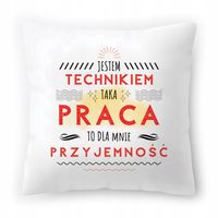 Poduszka Dla Technika Na Urodziny Prezent Z Nadrukiem Ze Zdjęciem