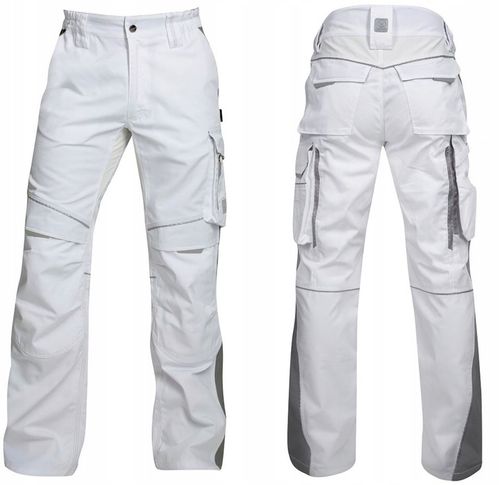 Spodnie Robocze Monterskie Elastyczne Modne Białe Malarskie ARDON URBAN+ 52 na Arena.pl