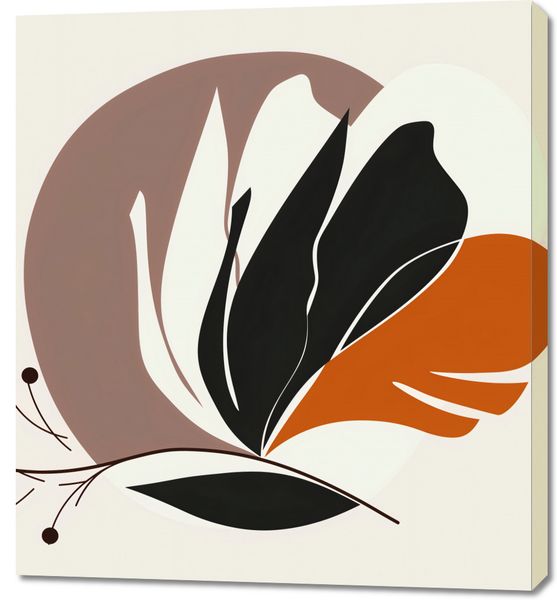 Obraz 90x100cm Elegancja Roślinna zdjęcie 1