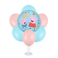 Zestaw balonów na stojaku Świnka Peppa