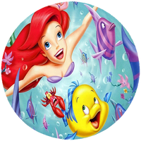 Opłatek na tort Ariel