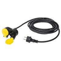 PRZEDŁUŻACZ OGRODOWY IP44 2 GNIAZDA UZIEMIENIE 5M