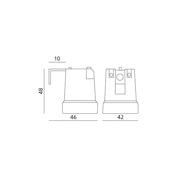 Oprawka ceramiczna HOLDER na trzonek E27 zdjęcie 5