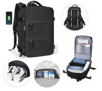 Plecak PAKO Bagaż Podręczny do Samolotu Wizzair Rayanair 40x20x25 USB T500