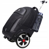 Wszechstronny Plecak Miejski 50l na kółkach czarny AOKING