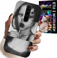 ETUI DO XIAOMI NOTE 8 PRO - MONA LISA Z LIZAKIEM MODNE WZORY CASE