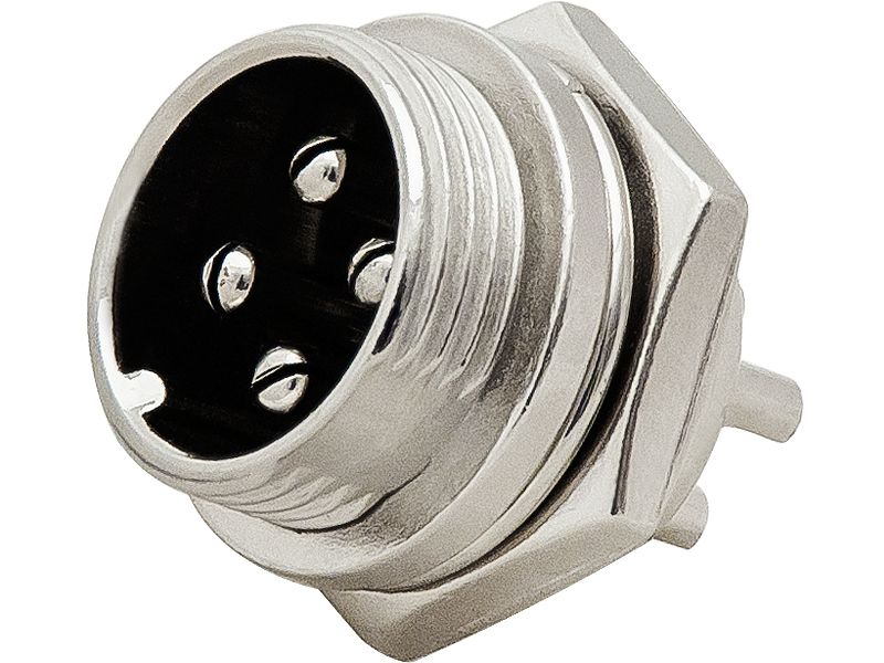 Gniazdo CB mikrofonowe 4PIN do obudowy zdjęcie 1