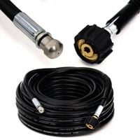 Wąż do czyszczenia kanalizacji 20 m przyłącze do myjki na gwint KD2059