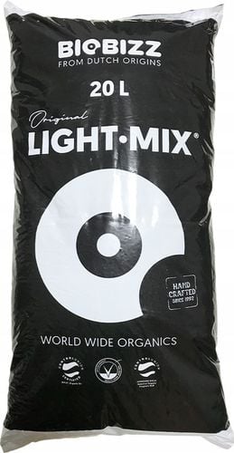 BIOBIZZ LIGHT-MIX 20L, Organiczna ziemia kwiatowa z perlitem, pH 6.2 na Arena.pl