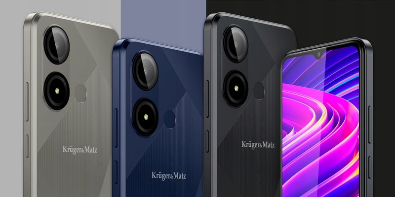 Smartfon Kruger&Matz Flow 11 6,56" 4/64Gb Dualsim 4000Mah Lte Granatowy zdjęcie 10