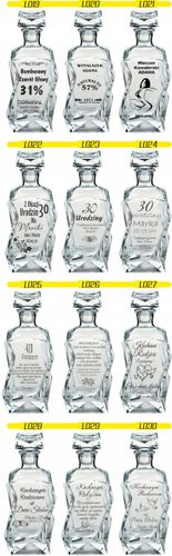 KARAFKA podziękowania dla rodziców świadków grawer na Arena.pl