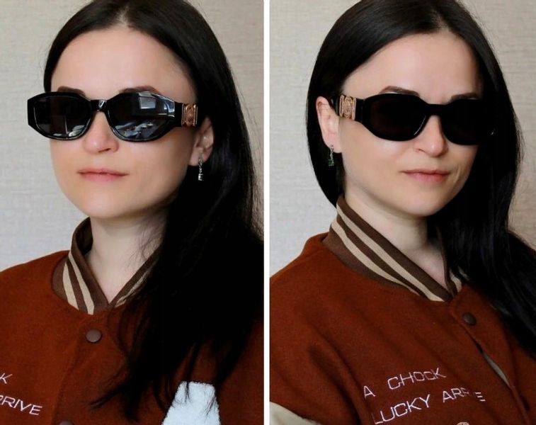 Przeciwsłoneczne Okulary Kobiece Prostokątne zdjęcie 8