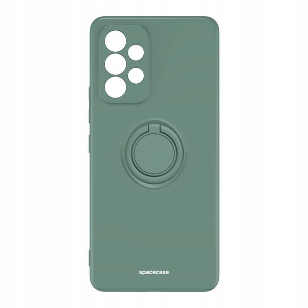 Spacecase Silicone Ring Galaxy A53 5G Dark Green zdjęcie 5