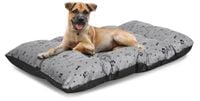 Legowisko dla psa poduszka PRESTIGE 80x60 cm wodoodporna kości czarne M