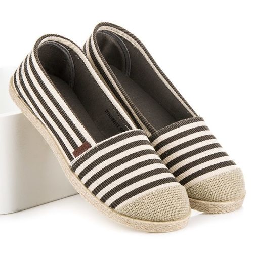 PRĄŻKOWANE ESPADRYLE Rozmiar - 39 na Arena.pl