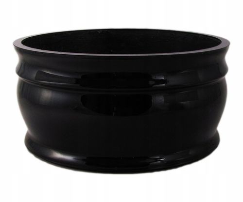 Misa nagrobkowa czarna donica na grób nagrobna na cmentarz 27cm na Arena.pl