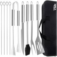 zestaw 10 przyborów do grilla w etui 489298