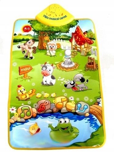 MATA MUZYCZNA INTERAKTYWNA EDUKACYJNA WESOŁA FARMA ODGŁOSY ZWIERZĄT GRA na Arena.pl