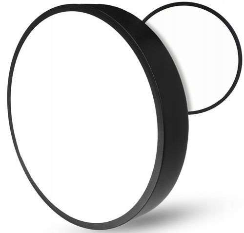 Lampa Sufitowa LED Plafon Natynkowy 30W 30CM Panel Okrągły Czarny na Arena.pl