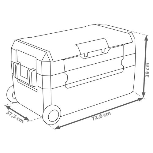 Lodówka kompresorowa turystyczna Icemax 400 Berdsen 32 litry - czarna na Arena.pl