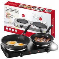 KUCHENKA ELEKTRYCZNA DWUPALNIKOWA PŁYTA NA PRĄD TURYSTYCZNA PRZENOŚNA 2500W