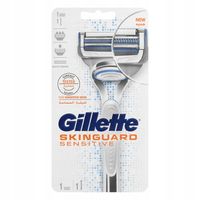 Gillette Skinguard Sensitive Power Maszynka do golenia + 5 wkładów / ostrzy