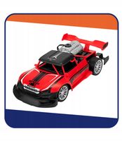 2X AUTO RC LED EFEKT DYMU NITRO NA PILOTA AKUMULATOR PREZENT 3+ CZERWONE