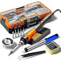 Lutownica precyzyjna kolbowa 13w1 regulacja 60W organizer odsysacz