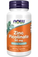 NOW Foods Pikolinian Cynku Odporność Zinc Picolinate 50mg 120 vcaps