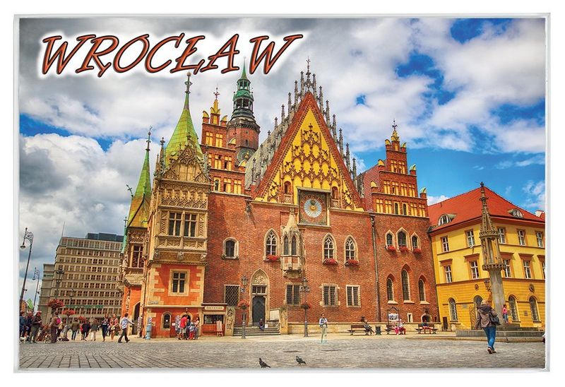 Wrocław Ratusz - magnes szklany zdjęcie 1